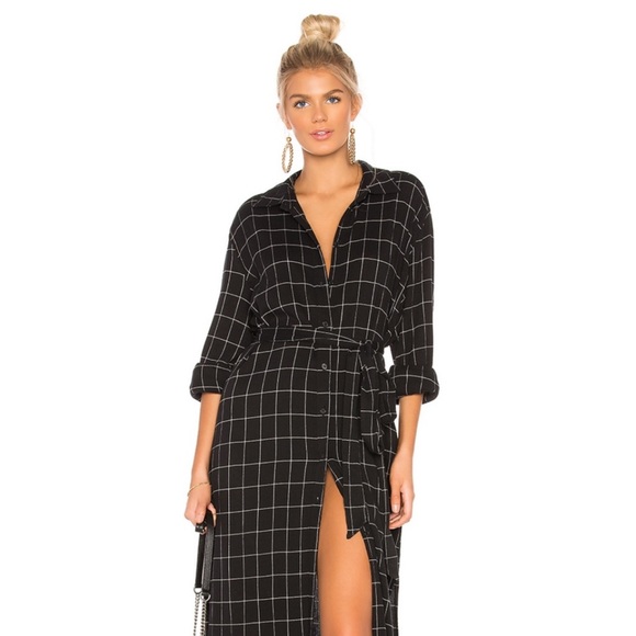 Revolve Sanctuary Jess Belted Button Down Maxi Shirt Dress size Small - Picture 3 of 8